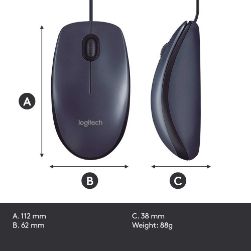 ماوس با سیم لاجیتک مدل M100r - Image 5