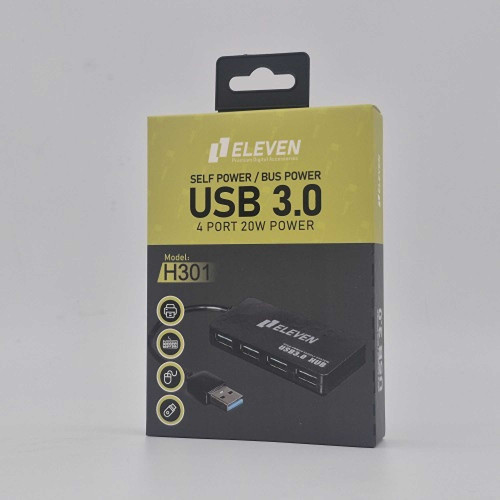 هاب 4 پورت USB 3.0 الون مدل H301 - Image 5