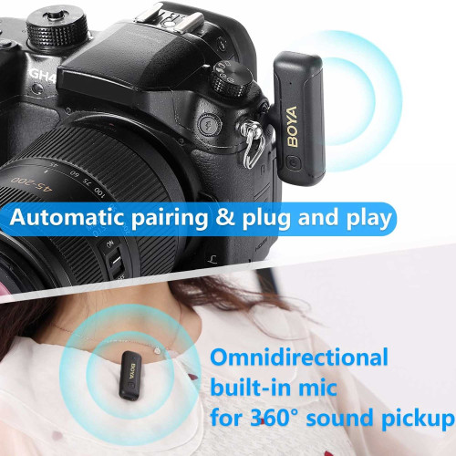 میکروفون یقه ای بی سیم بویا مدل BY-WM3T2-M2 - Image 6