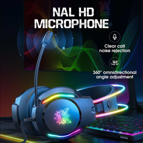 هدست گیمینگ با سیم اونیکوما مدل X26 RGB - Image 6