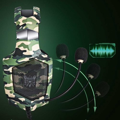 هدست گیمینگ باسیم اونیکوما مدل K8 CAMOUFLAGE - Image 5