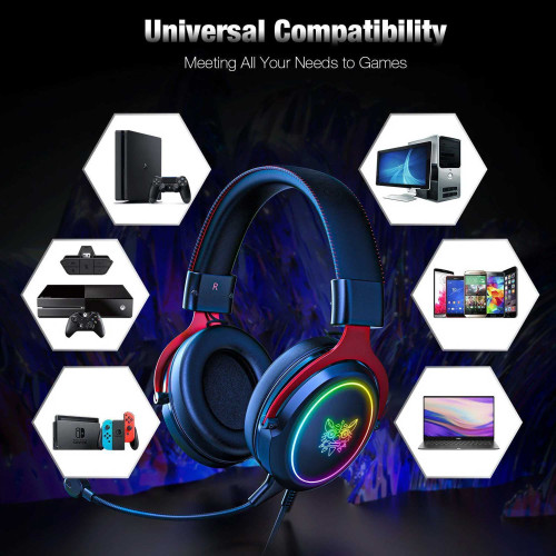 هدست گیمینگ باسیم اونیکوما مدل RGB X10 - Image 8