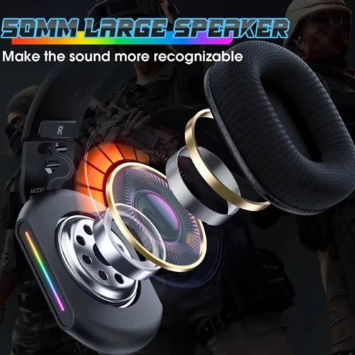 هدفون با سیم گیمینگ اونیکوما مدل X12 RGB - Image 8