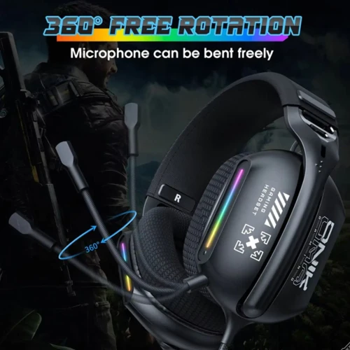هدفون با سیم گیمینگ اونیکوما مدل X12 RGB - Image 9