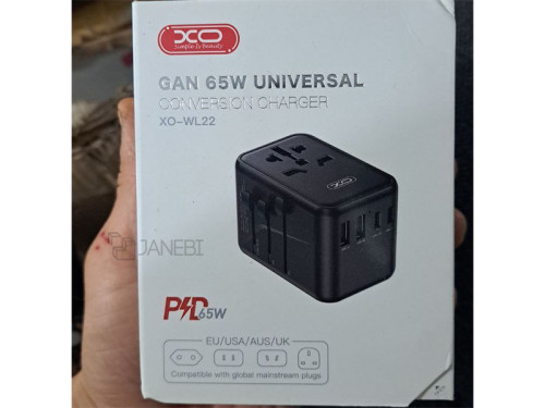 تبدیل پریز برق چندکاره و شارژر دیواری مسافرتی دو سوکت ایکس او مدل WL22 - Image 8