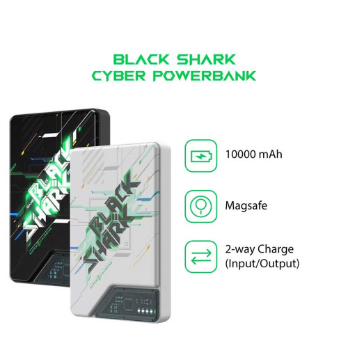 پاوربانک مگنتی بلک شارک مدل BPB08 ظرفیت 10000 میلی آمپر ساعت - Image 3