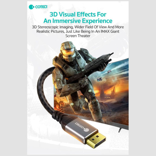 کابل Display به HDMI کوتسی مدل 87406 طول سه متر - Image 2