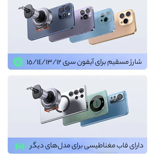 هولدر موبایل و شارژر وایرلس مک دودو مدل CH3000 - Image 3