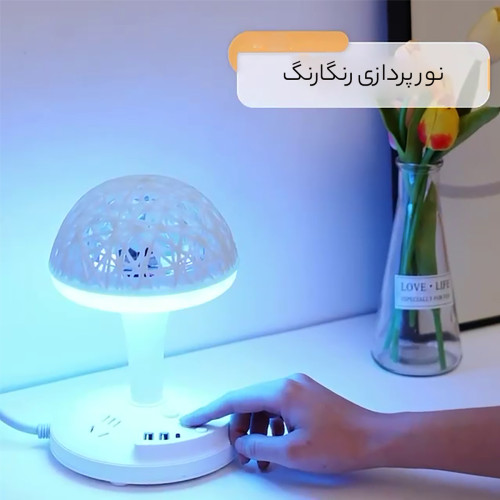 چند راهی برق و چراغ خواب رومیزی مدل 191034 - Image 9