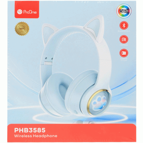 هدفون بی سیم کودکانه فانتزی طرح گربه پرووان مدل PHB3585 - Image 18