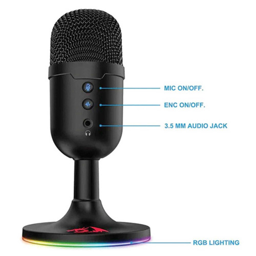 میکروفون رومیزی ردراگون مدل Pulsar GM303 RGB - Image 4