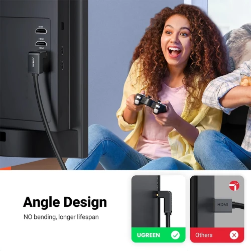 کابل HDMI به HDMI یوگرین مدل HD103 10173 طول دو متری - Image 2