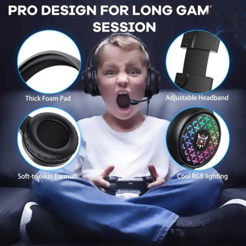 هدست گیمینگ با سیم اونیکوما مدل X7 Pro RGB - Image 6