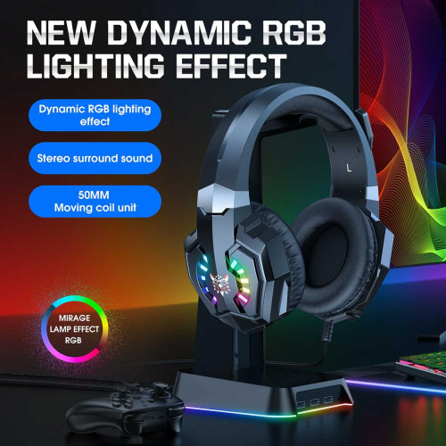 هدست گیمینگ با سیم اونیکوما مدل X32 RGB - Image 6