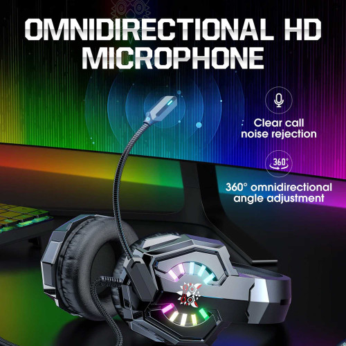 هدست گیمینگ با سیم اونیکوما مدل X32 RGB - Image 7