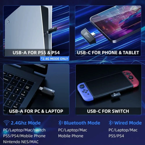 هدفون بی سیم گیمینگ اونیکوما مدل GT806 RGB - Image 7