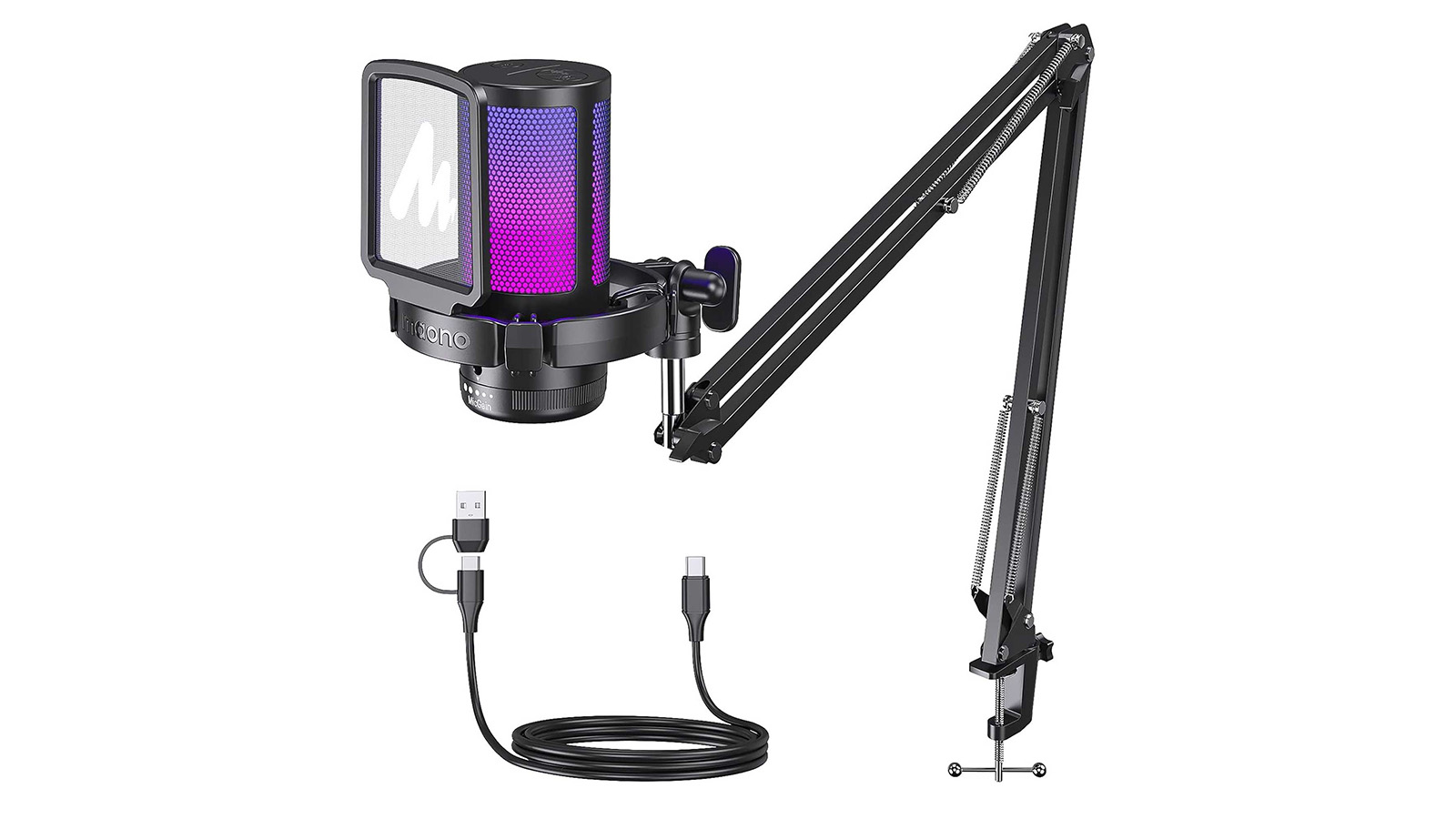 مشخصات میکروفون استودیویی ماونو مدل DGM20S RGB