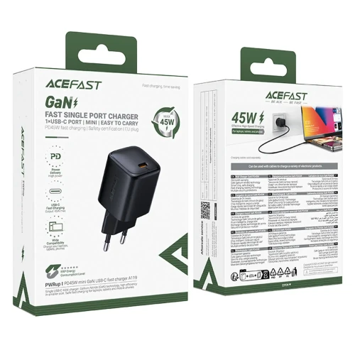 شارژر دیواری ایس فست مدل A119 PD45W توان 45 وات - Image 5