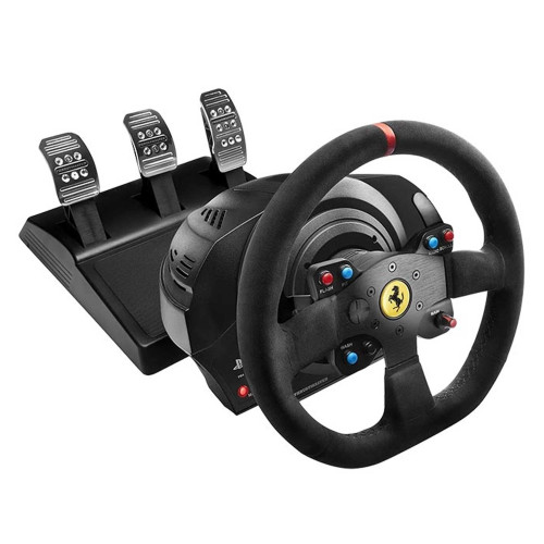 فرمان بازی تراست مستر مدل T300 Ferrari Integral Alcantara Edition برای PS5 - Image 2