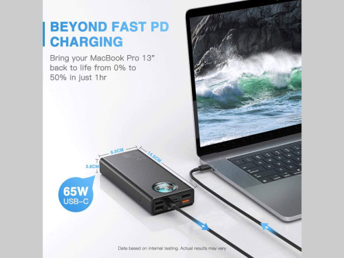 پاوربانک فست شارژ باسئوس مدل PPLGA01 ظرفیت 30000 میلی آمپر ساعت - Image 17
