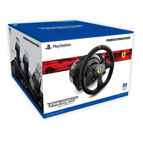 فرمان بازی تراست مستر مدل T300 Ferrari Integral Alcantara Edition برای PS5 - Image 4
