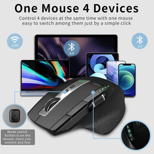 ماوس بی سیم رپو مدل MT750S - Image 5