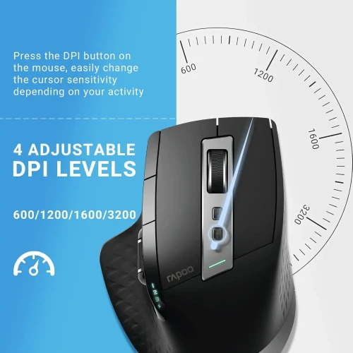 ماوس بی سیم رپو مدل MT750S - Image 6
