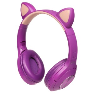 هدفون بی سیم بچگانه طرح گربه مدل XY-204 - Image 8