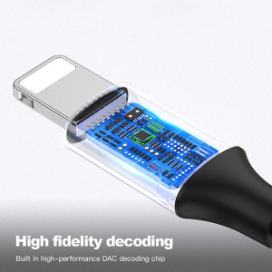 کابل تبدیل Aux به Lightning بیوا مدل Jack01L - Image 2