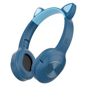 هدفون بی سیم بچگانه طرح گربه مدل XY-204 - Image 6