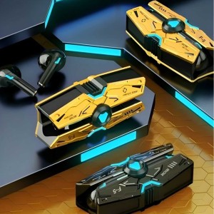 هدفون داخل گوش بی سیم مکا مدل F5 RGB - Image 3