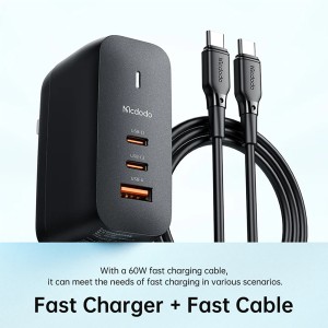 شارژر دیواری Type-C و USB مک دودو مدل CH8442 - Image 12