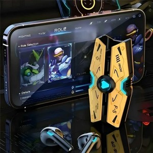 هدفون داخل گوش بی سیم مکا مدل F5 RGB - Image 4