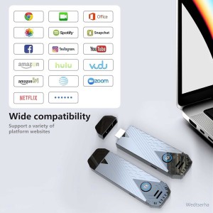 دانگل HDMI انتفال تصویر بی سیم مدل R3 - Image 3