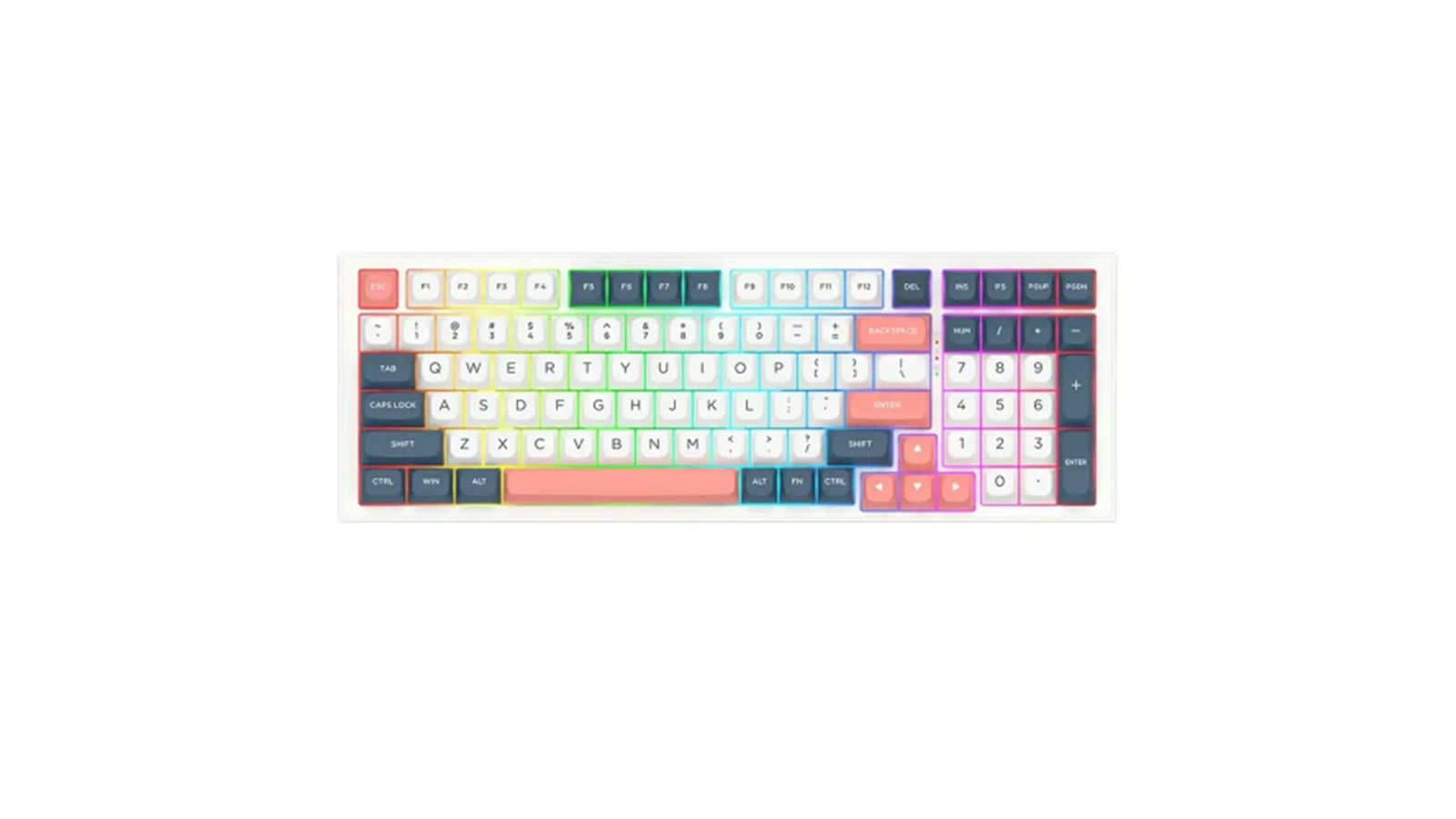 مشخصات کیبورد بی سیم مکانیکال گیمینگ ردراگون مدل K723 WBR PRO