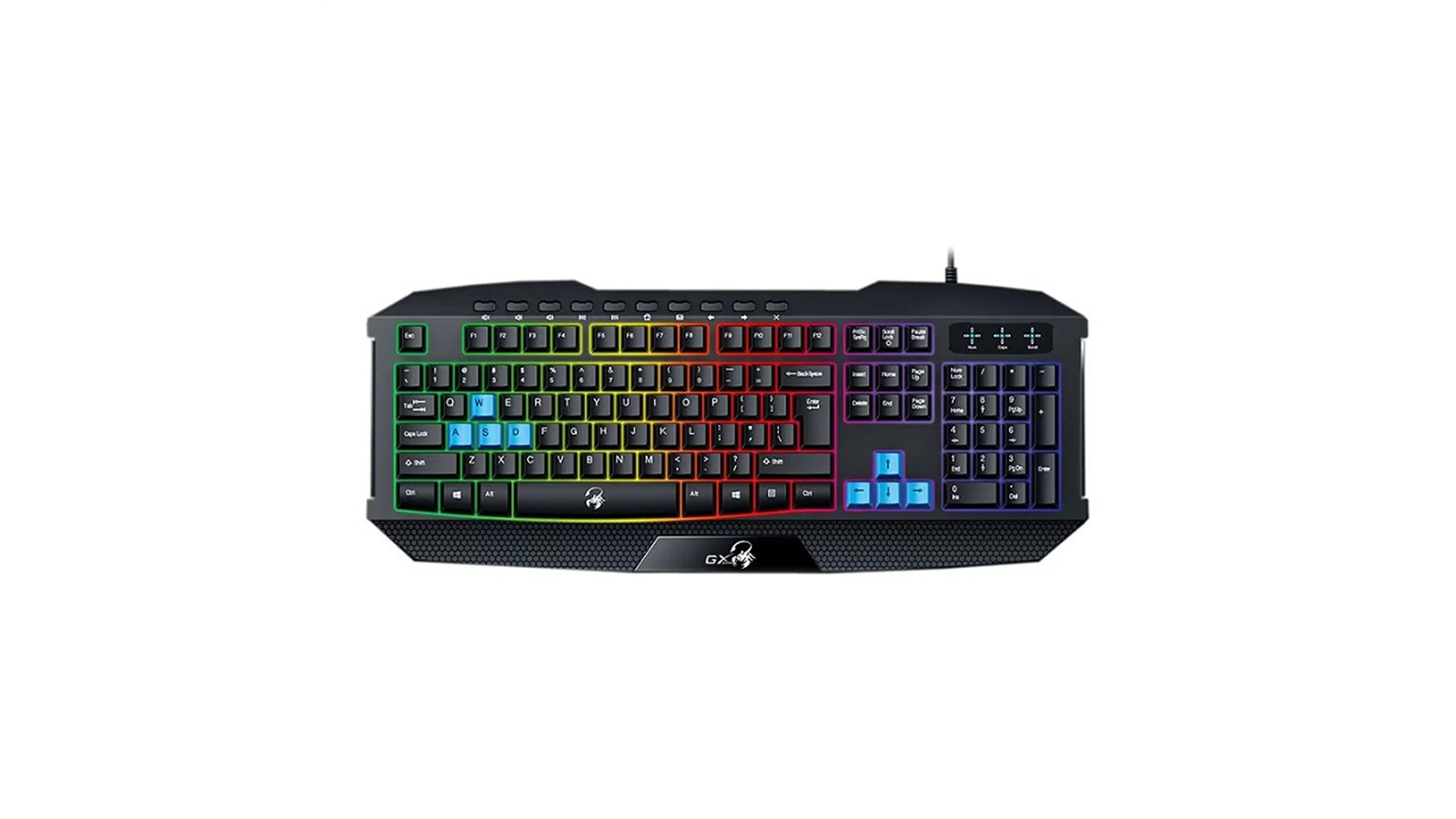 مشخصات کیبورد گیمینگ جنیوس مدل SCORPION K215