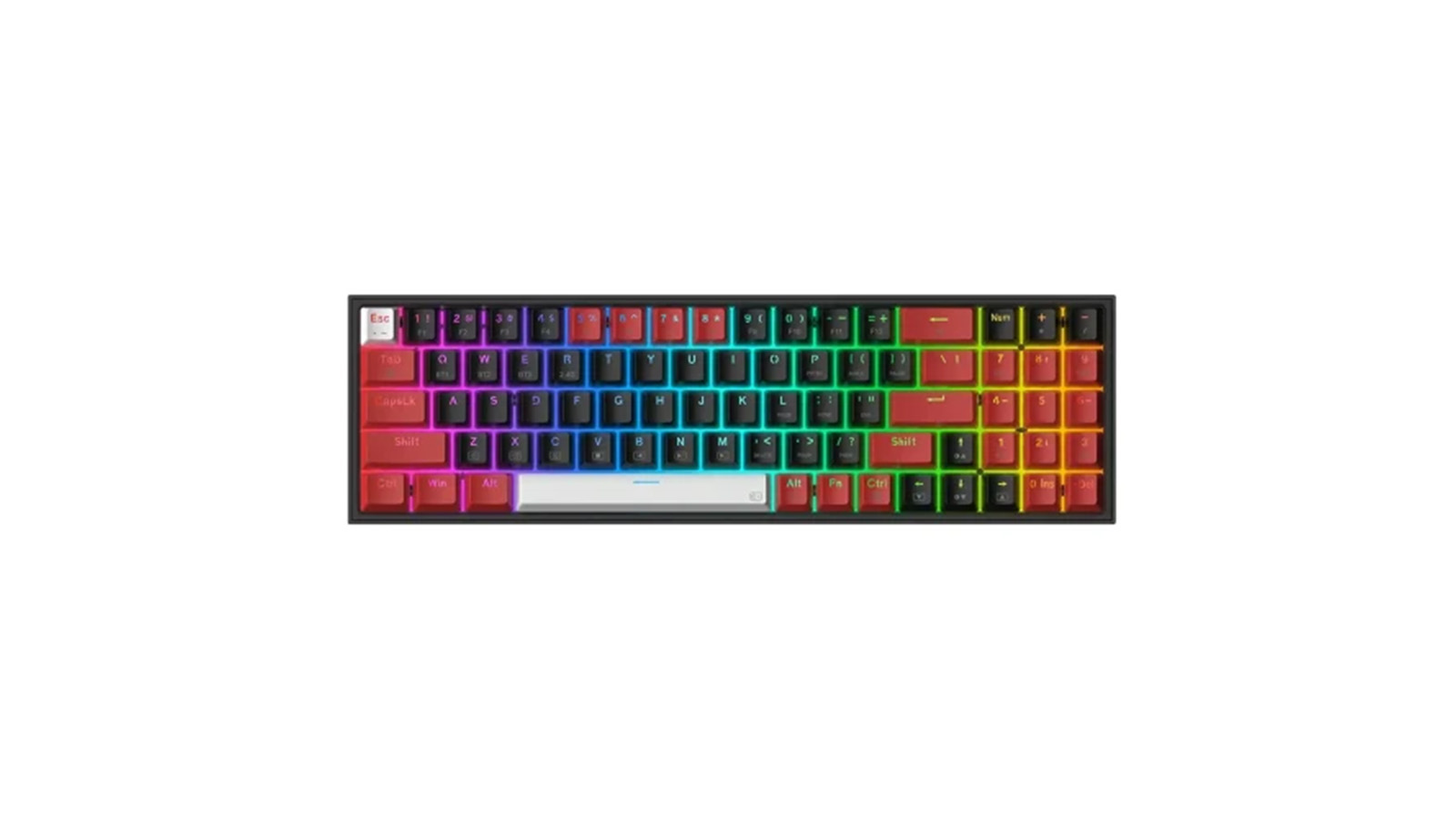 مشخصات کیبورد بی سیم مکانیکال گیمینگ ردراگون مدل Pollux K628 Pro RGB
