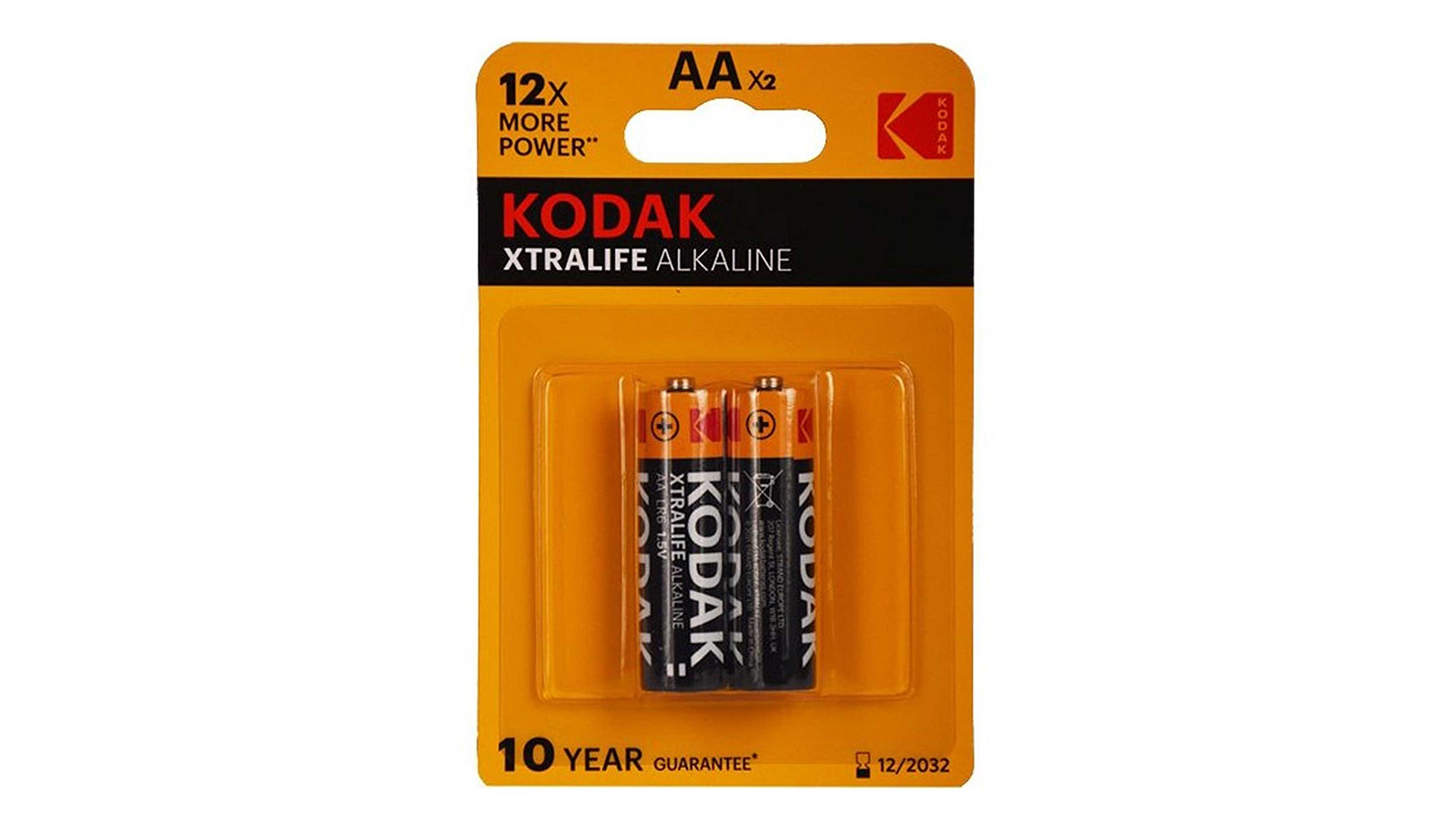 خرید باتری آلکالاین قلمی(AA) کداک مدل XTRALIFE بسته 2 عددی