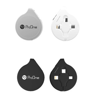 کابل جمعشونده USB به Type-C ، lightning و micro-USB پرووان مدل PCC108R یک متری - Image 2