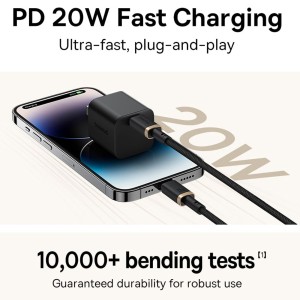 کابل شارژ Type-C به Lightning باسئوس مدل CB000123 طول یک متر - Image 3
